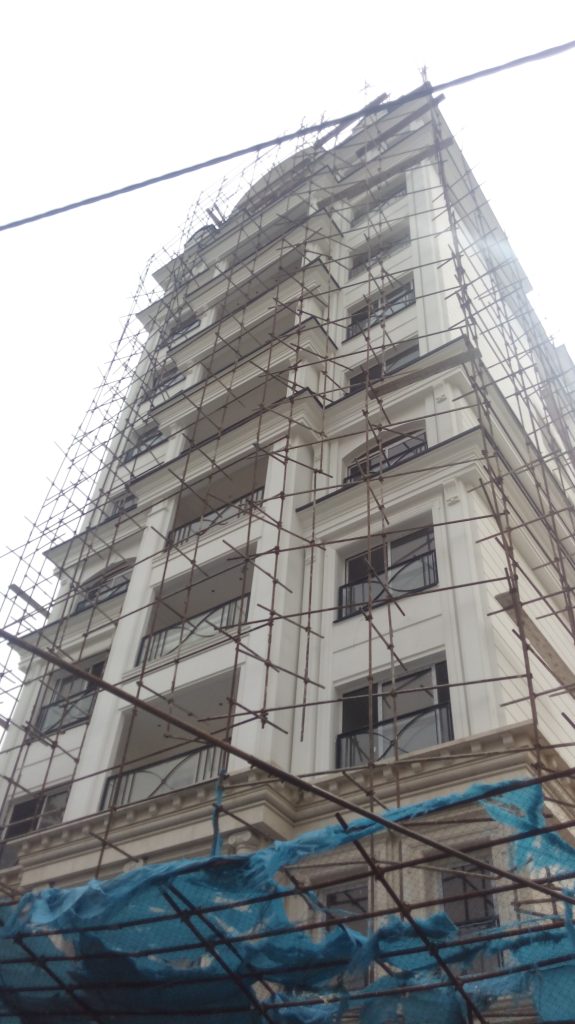 داربست فلزی در شرق تهران